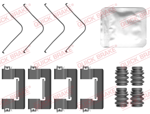 Rem montageset Quick Brake 109-0163