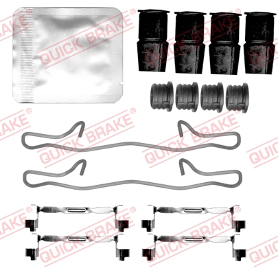 Accessoireset, schijfremblok Quick Brake 109-0197
