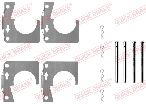 Rem montageset Quick Brake 109-0914