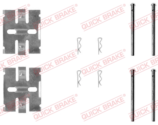 Rem montageset Quick Brake 109-0932