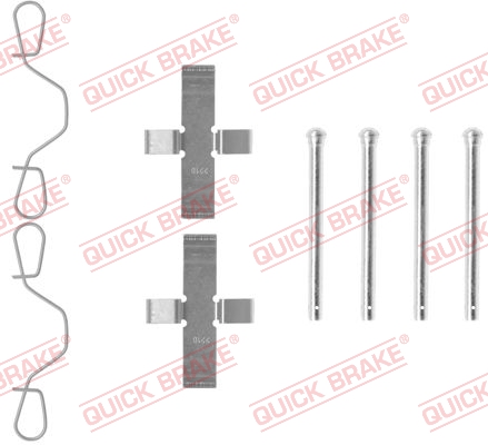 Rem montageset Quick Brake 109-0982