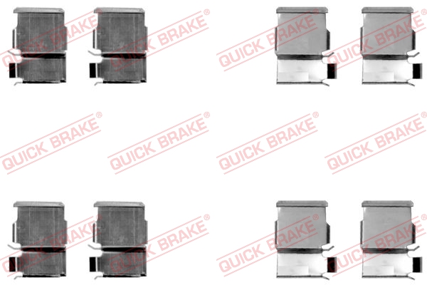 Rem montageset Quick Brake 109-1033