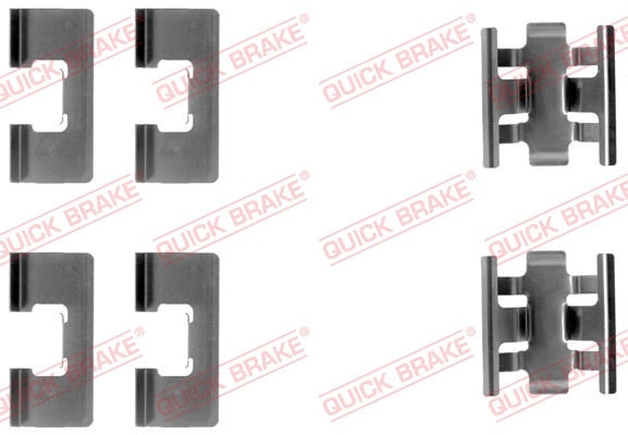 Rem montageset Quick Brake 109-1091