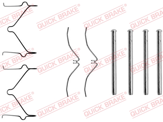 Rem montageset Quick Brake 109-1124