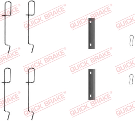 Rem montageset Quick Brake 109-1125