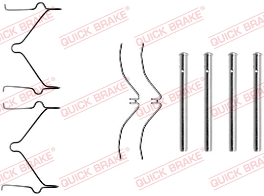 Rem montageset Quick Brake 109-1126