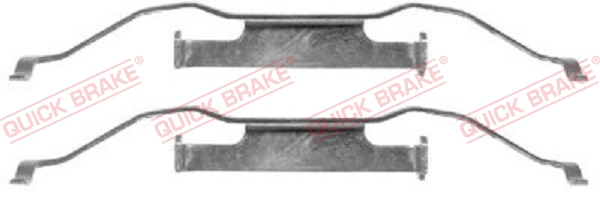 Rem montageset Quick Brake 109-1148