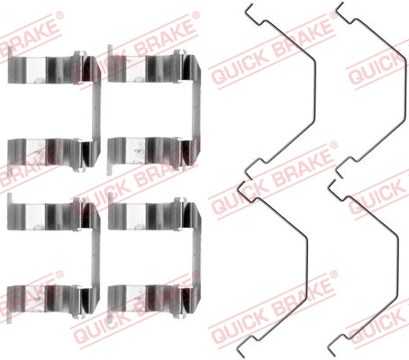 Rem montageset Quick Brake 109-1158