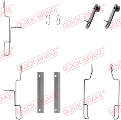 Rem montageset Quick Brake 109-1188