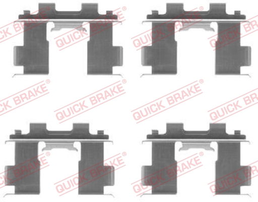 Rem montageset Quick Brake 109-1205