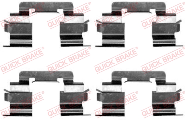 Rem montageset Quick Brake 109-1216