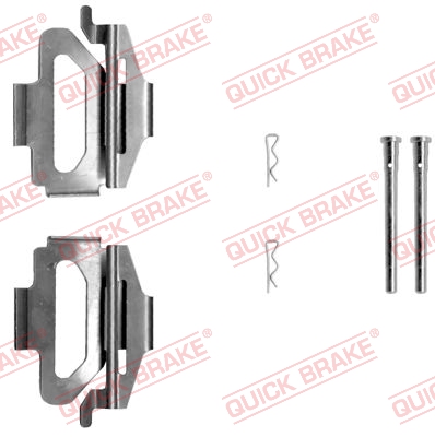 Rem montageset Quick Brake 109-1225