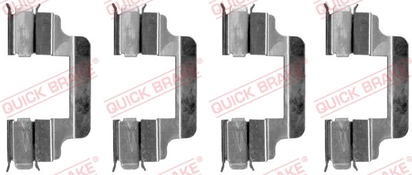 Rem montageset Quick Brake 109-1230