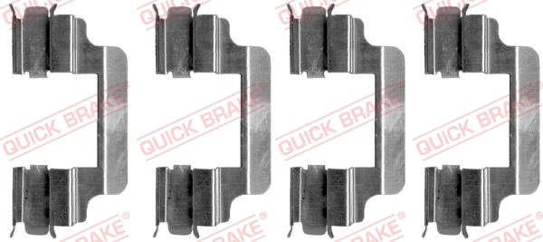 Rem montageset Quick Brake 109-1231