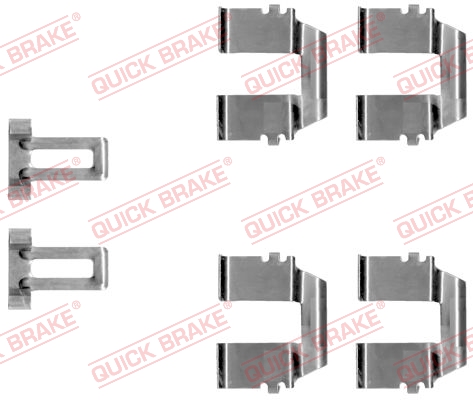 Rem montageset Quick Brake 109-1233