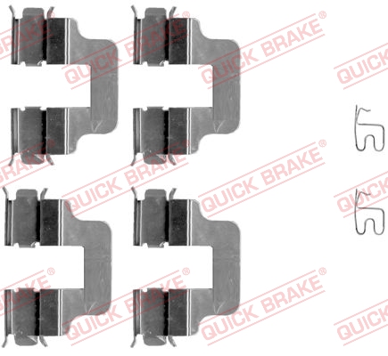 Rem montageset Quick Brake 109-1245