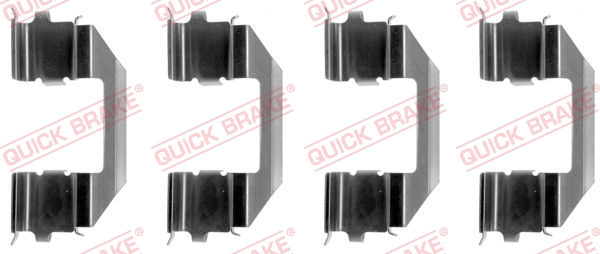 Rem montageset Quick Brake 109-1258