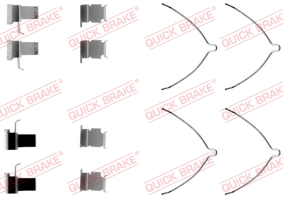 Rem montageset Quick Brake 109-1261