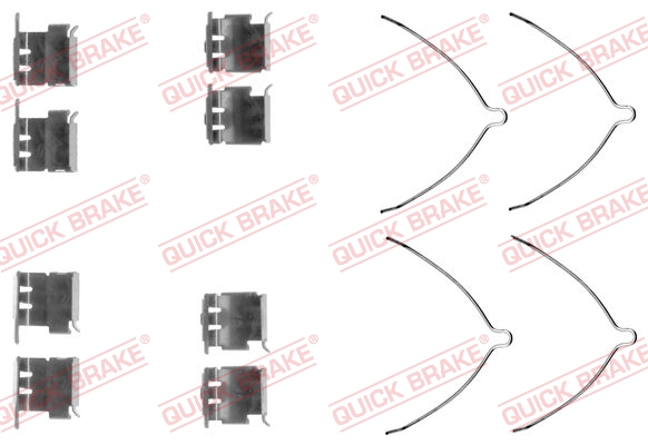 Rem montageset Quick Brake 109-1289