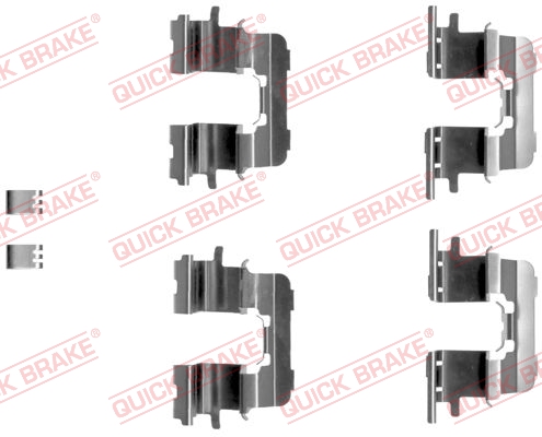 Rem montageset Quick Brake 109-1290