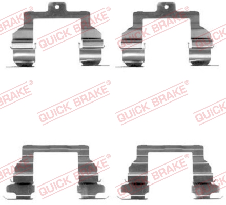 Rem montageset Quick Brake 109-1291