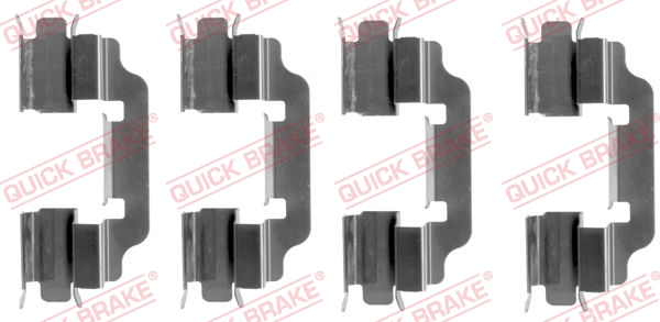 Rem montageset Quick Brake 109-1601