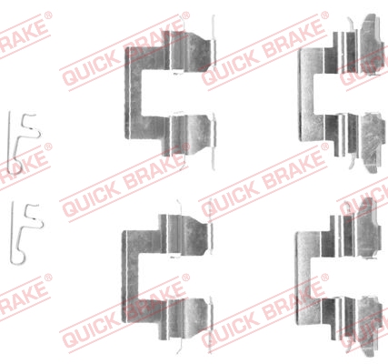 Rem montageset Quick Brake 109-1608