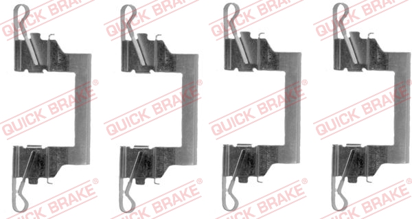 Rem montageset Quick Brake 109-1614