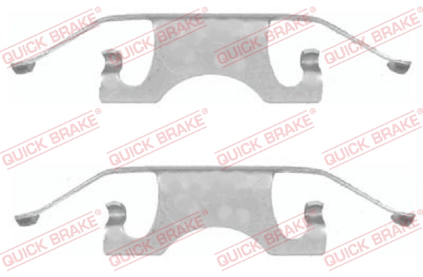 Rem montageset Quick Brake 109-1640