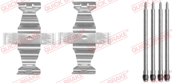 Rem montageset Quick Brake 109-1643