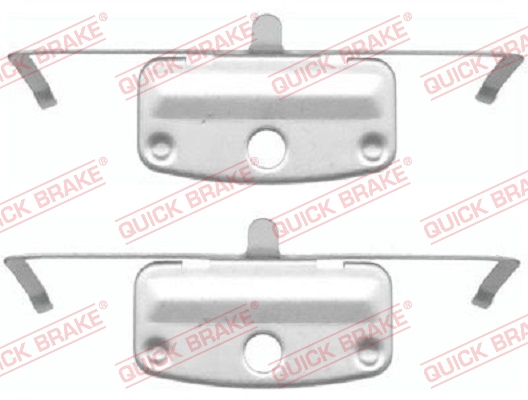 Rem montageset Quick Brake 109-1644