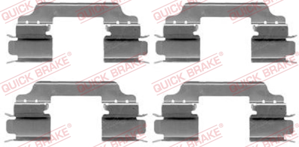 Rem montageset Quick Brake 109-1649