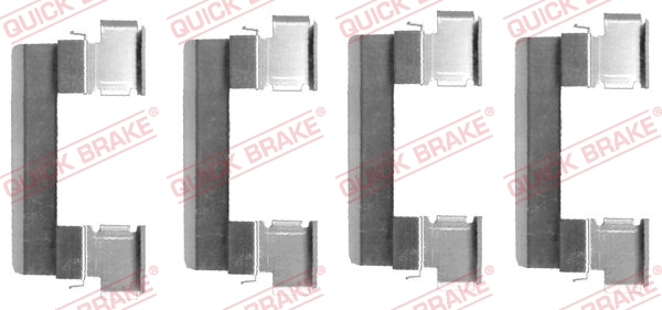 Rem montageset Quick Brake 109-1655