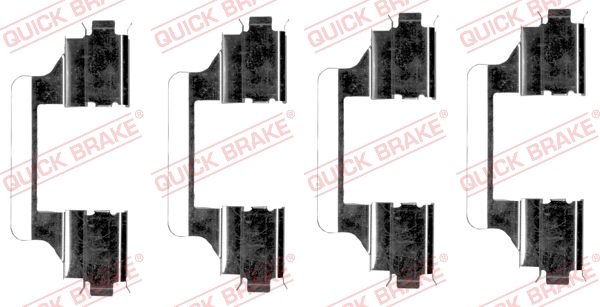 Rem montageset Quick Brake 109-1656