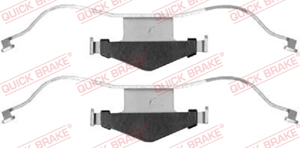 Rem montageset Quick Brake 109-1659