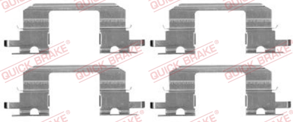 Rem montageset Quick Brake 109-1672