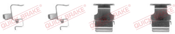 Rem montageset Quick Brake 109-1673