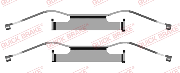 Rem montageset Quick Brake 109-1680