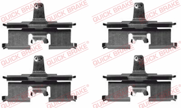 Rem montageset Quick Brake 109-1692