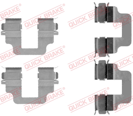 Rem montageset Quick Brake 109-1712