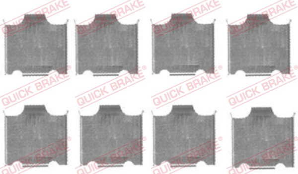 Rem montageset Quick Brake 109-1718