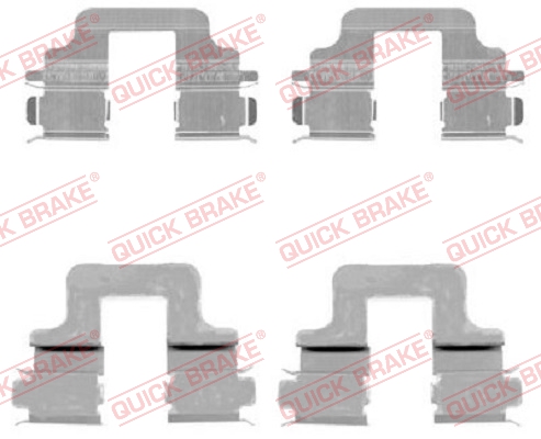 Rem montageset Quick Brake 109-1731