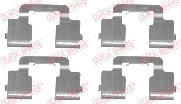 Rem montageset Quick Brake 109-1733