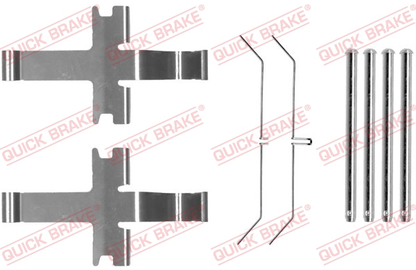 Rem montageset Quick Brake 109-1752