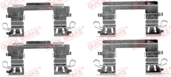 Rem montageset Quick Brake 109-1757