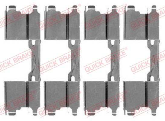 Rem montageset Quick Brake 109-1762