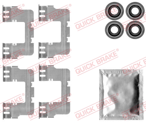 Rem montageset Quick Brake 109-1785