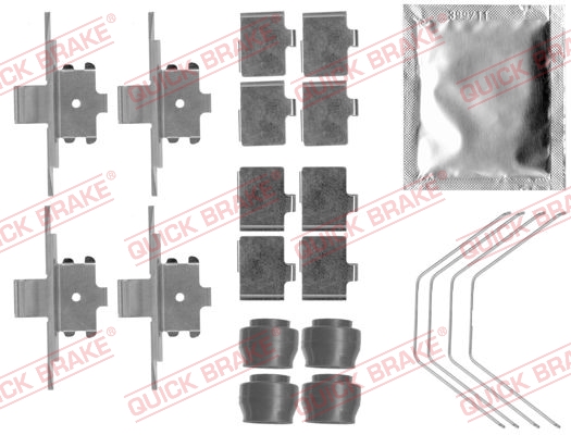 Rem montageset Quick Brake 109-1791