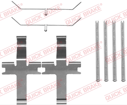 Rem montageset Quick Brake 109-1819