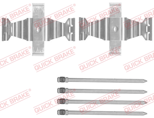 Rem montageset Quick Brake 109-1829